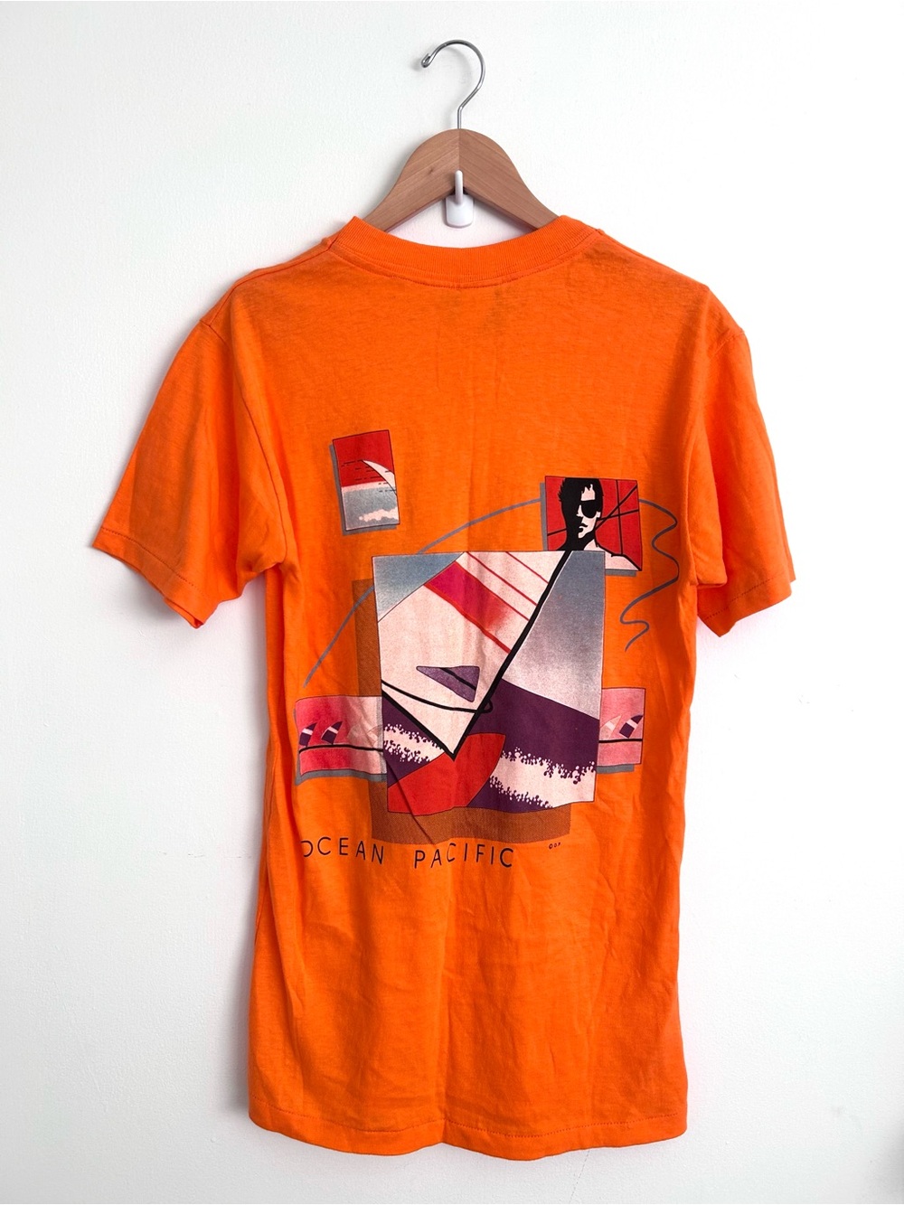 VTG OCEAN PACIFIC Deadstock Graphic Tee | Single Stitch | 90s | 100% Cotton | M